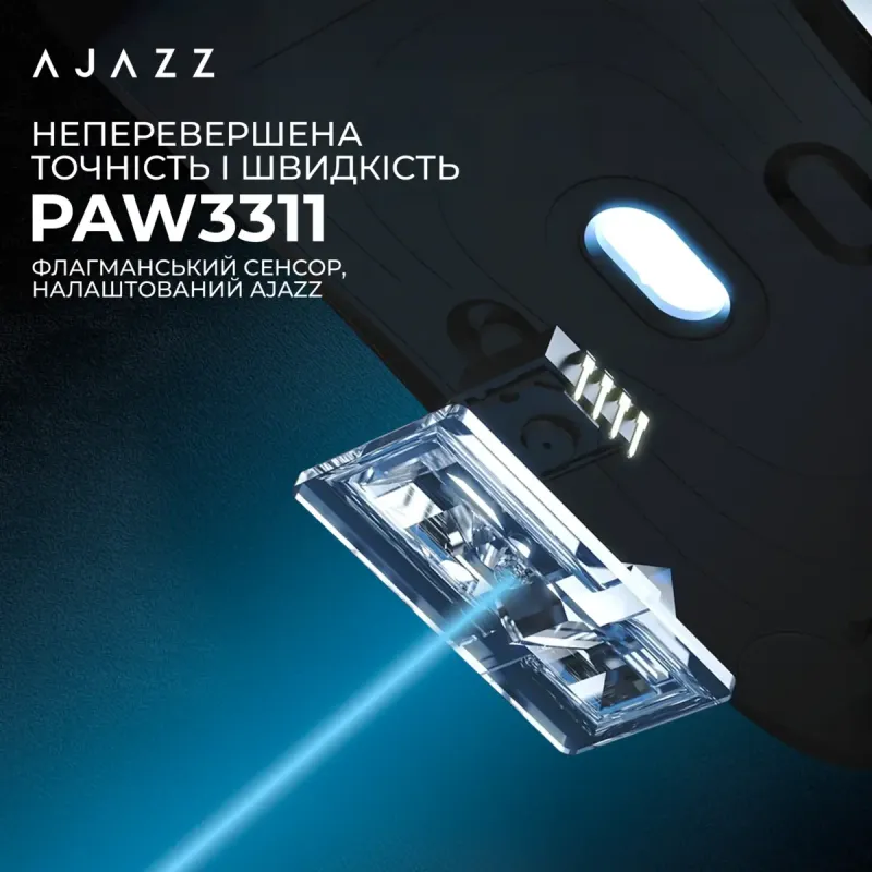 Компьютерная мышь Ajazz x Nacodex NJ08 MC Black (NJ08-MC-B)