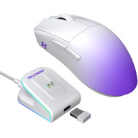 Компьютерная мышь Hator Hellyberry HM47 Pro Wireless White/Violet Gradient (HM47PRO_white_violet)