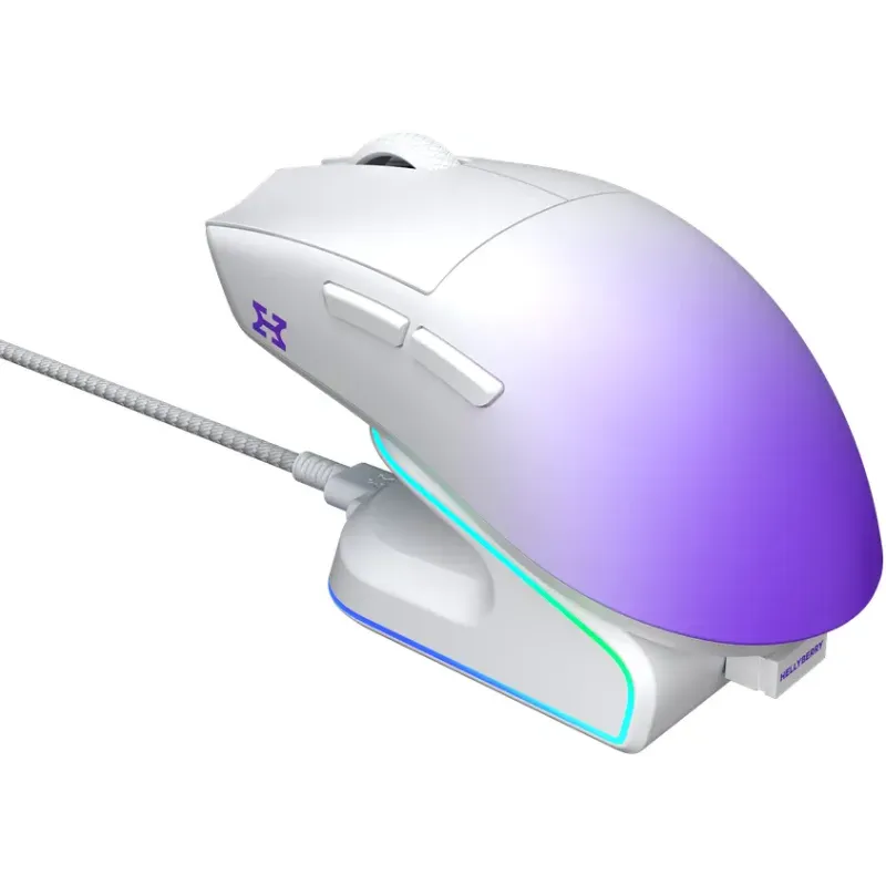 Комп'ютерна миша Hator Hellyberry HM47 Pro Wireless White/Violet Gradient (HM47PRO_white_violet)