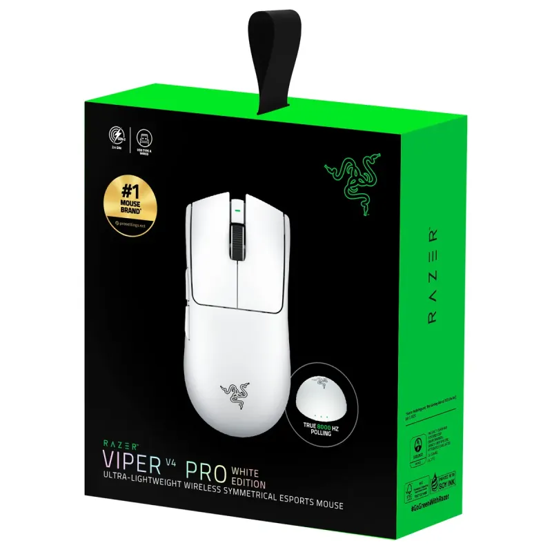 Компьютерная мышь Razer Viper V4 PRO Wireless White (RZ01-05630200-R3G1)