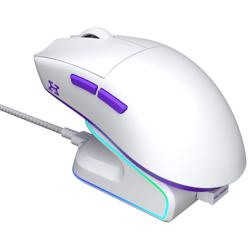 Комп'ютерна миша Hator Hellyberry HM47 Wireless White/Violet (HM47_white_violet)