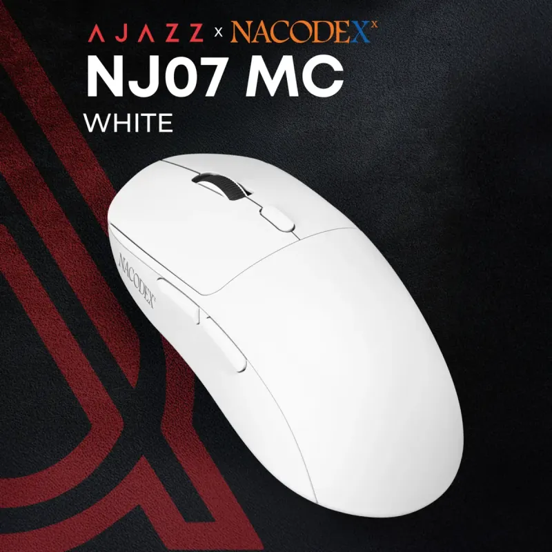 Компьютерная мышь Ajazz x Nacodex NJ07 MC White (NJ07-MC-W)
