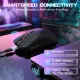 Компьютерная мышь Attack Shark X1, Wireless/Bluetooth, 40000dpi. (PAW3395PRO), 6кн., Black (X1B_AS)