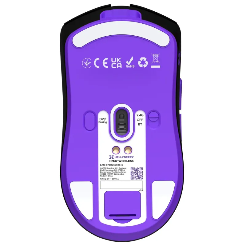 Комп'ютерна миша Hator Hellyberry HM47 Wireless Black/Violet (HM47_black_violet)
