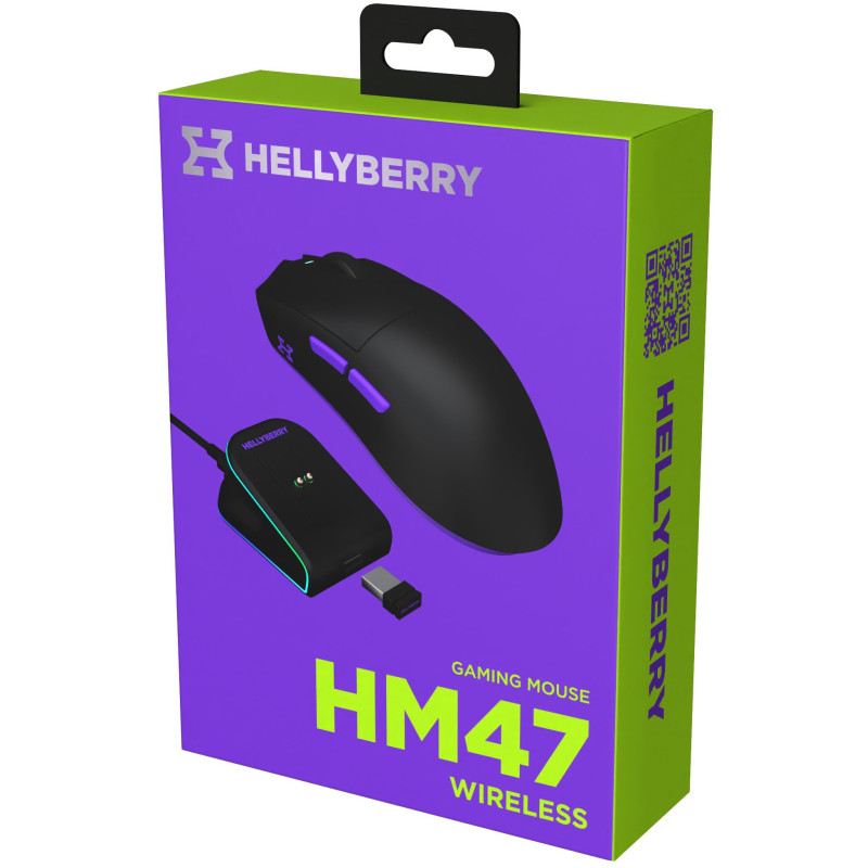Комп'ютерна миша Hator Hellyberry HM47 Wireless Black/Violet (HM47_black_violet)