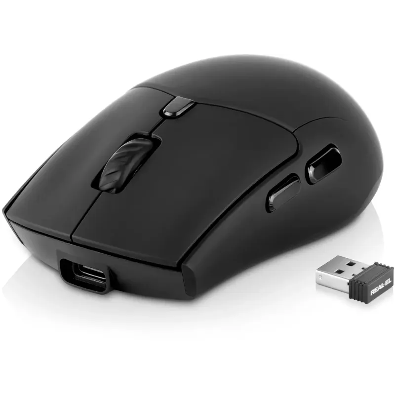 Комп'ютерна миша REAL-EL RM-460 W Black (EL123200048)