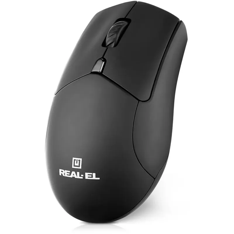 Комп'ютерна миша REAL-EL RM-460 W Black (EL123200048)