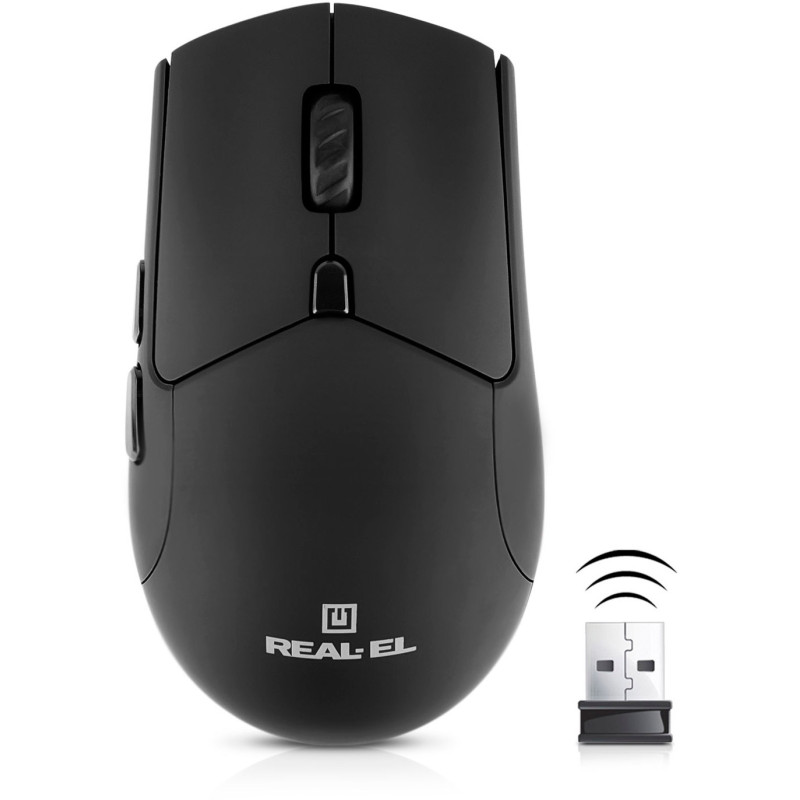 Комп'ютерна миша REAL-EL RM-460 W Black (EL123200048)