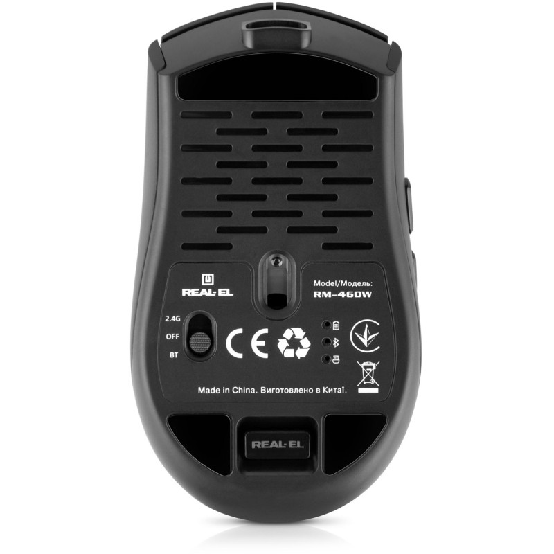 Комп'ютерна миша REAL-EL RM-460 W Black (EL123200048)