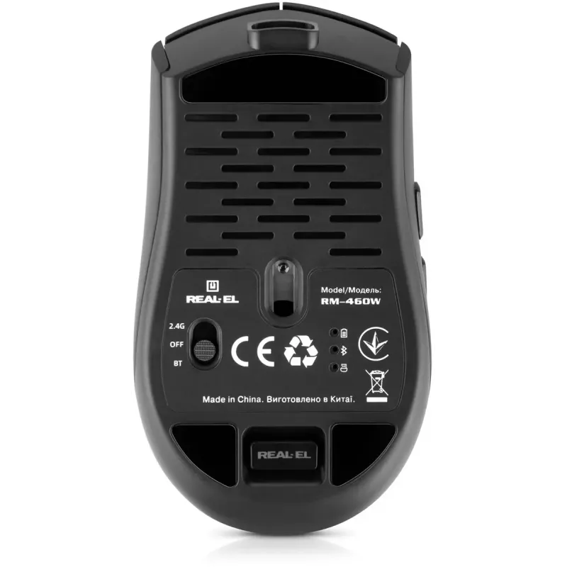 Комп'ютерна миша REAL-EL RM-460 W Black (EL123200048)