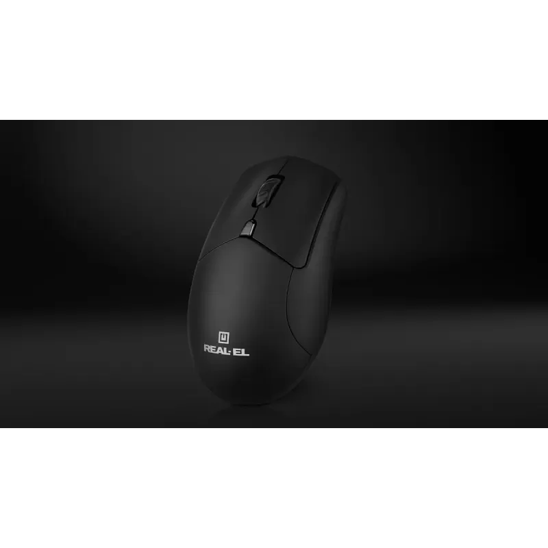 Комп'ютерна миша REAL-EL RM-460 W Black (EL123200048)