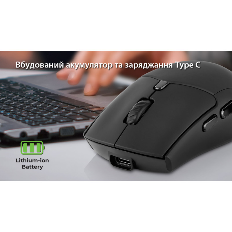 Комп'ютерна миша REAL-EL RM-460 W Black (EL123200048)