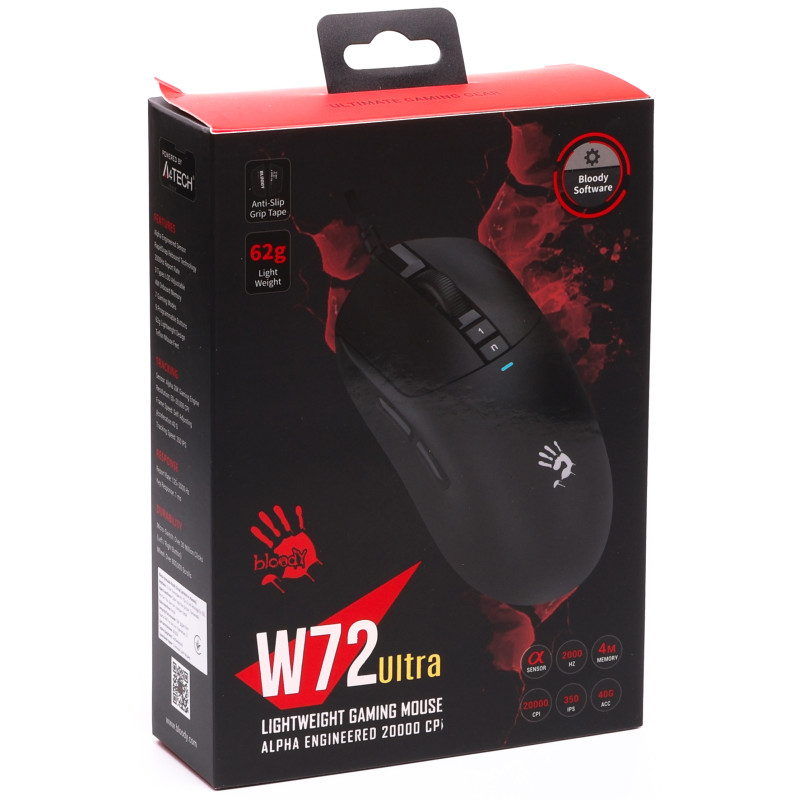 Компьютерная мышь Bloody W72 Ultra (Black)