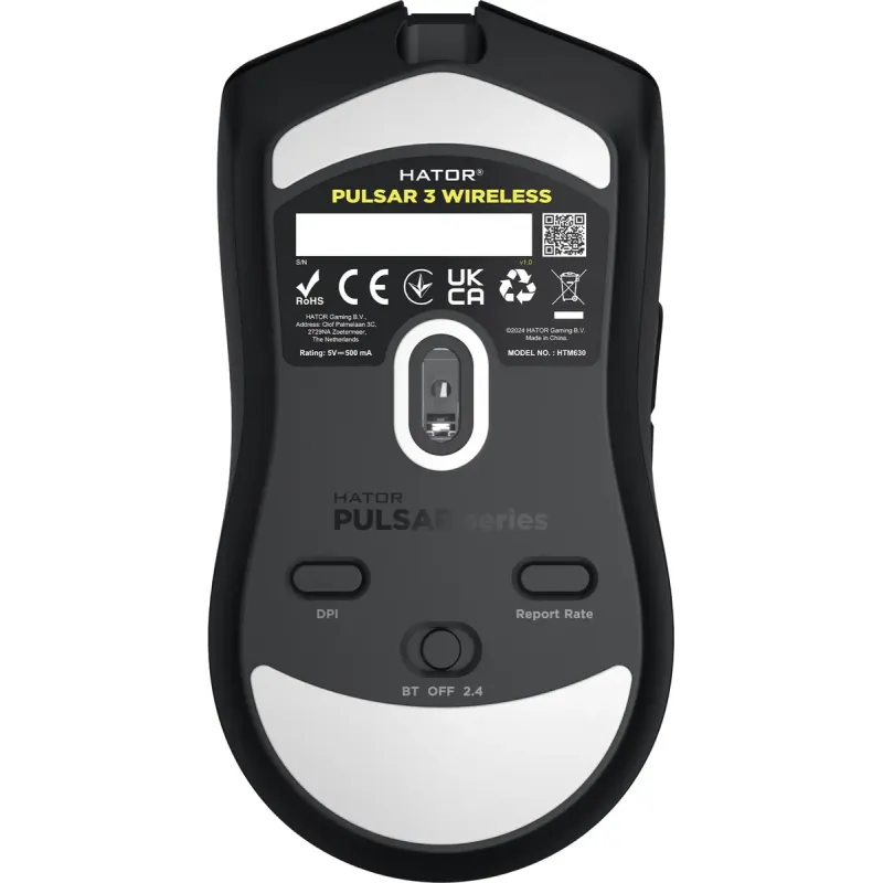 Компьютерная мышь HATOR Pulsar 3 Wireless Black (HTM630)