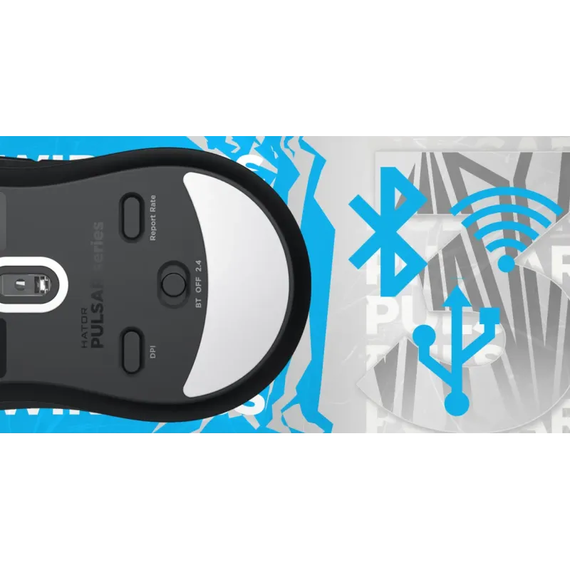 Компьютерная мышь HATOR Pulsar 3 Wireless Black (HTM630)