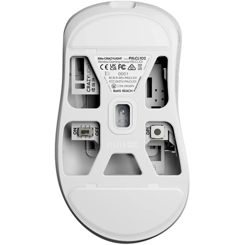 Компьютерная мышь Pulsar Xlite Crazylight Medium 8К White (PXLCL202)