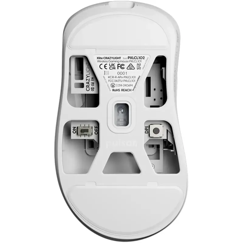 Компьютерная мышь Pulsar Xlite Crazylight Medium 8К White (PXLCL202)