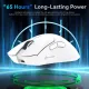 Компьютерная мышь Attack Shark R1, Wireless/Bluetooth, 18000dpi, (PAW3311), 6кн., White (R1W_AS)