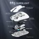 Компьютерная мышь Attack Shark R1, Wireless/Bluetooth, 18000dpi, (PAW3311), 6кн., White (R1W_AS)