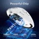 Компьютерная мышь Attack Shark R1, Wireless/Bluetooth, 18000dpi, (PAW3311), 6кн., White (R1W_AS)