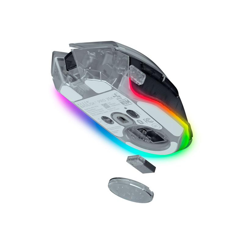 Комп'ютерна миша Razer Basilisk V3 Pro 35K Phantom White (RZ01-05240400-R3G1)