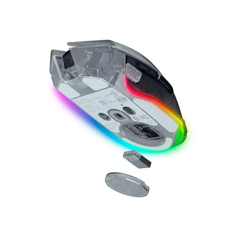 Комп'ютерна миша Razer Basilisk V3 Pro 35K Phantom White (RZ01-05240400-R3G1)
