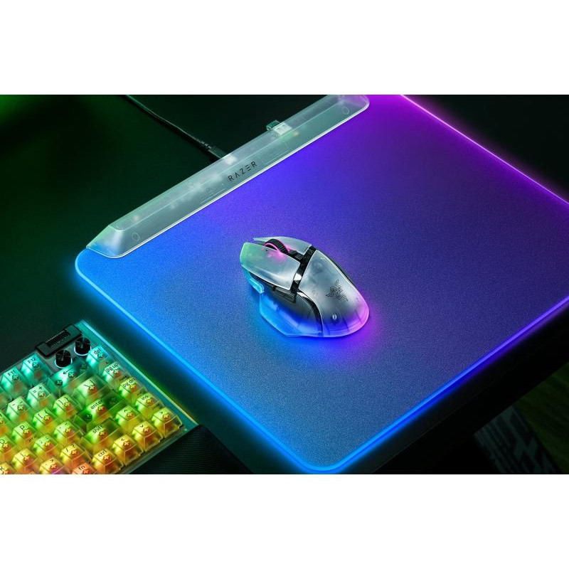Комп'ютерна миша Razer Basilisk V3 Pro 35K Phantom White (RZ01-05240400-R3G1)