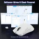 Компьютерная мышь Attack Shark X11SE, Wireless/Bluetooth, 22000dpi. (PAW3311), 6кн., White (X11SEW_AS)