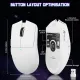 Компьютерная мышь Attack Shark X11SE, Wireless/Bluetooth, 22000dpi. (PAW3311), 6кн., White (X11SEW_AS)
