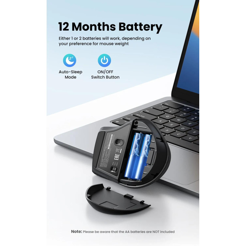 Компьютерная мышь UGREEN M751 Black (45792)