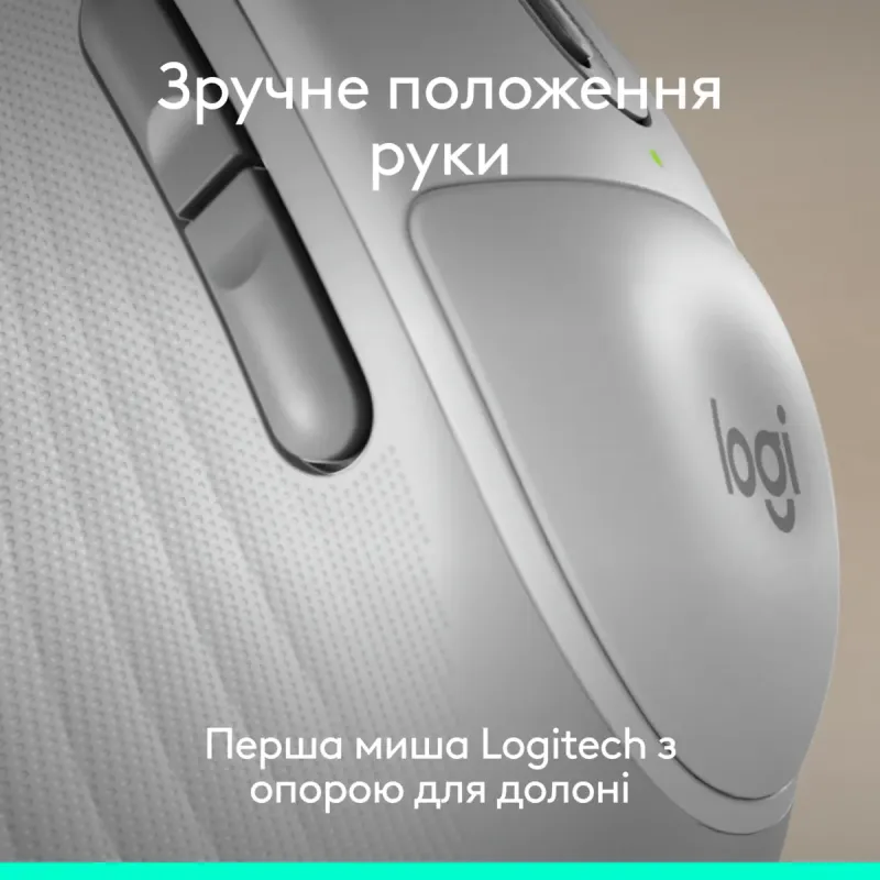 Комп'ютерна миша Logitech Signature Comfort Plus M850L Wireless/Bluetooth White (910-007716)