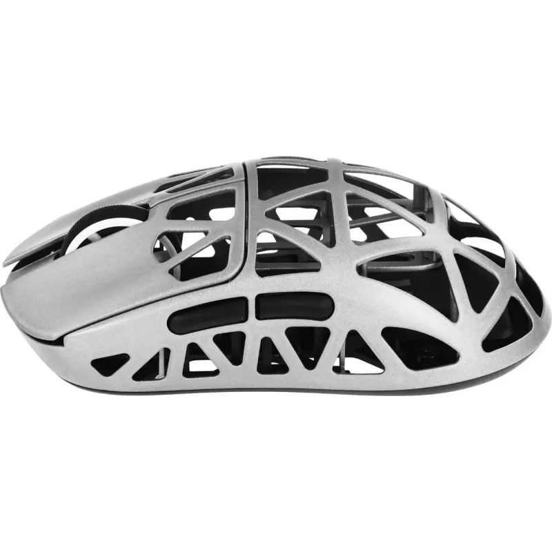 Компьютерная мышь Attack Shark R2, Wireless/Bluetooth, 42000dpi. (PAW3950), 6кн., Silver gray (R2SGR_AS)
