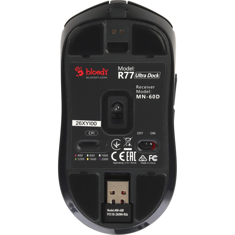 Комп'ютерна миша Bloody R77 Ultra Dock (Black)