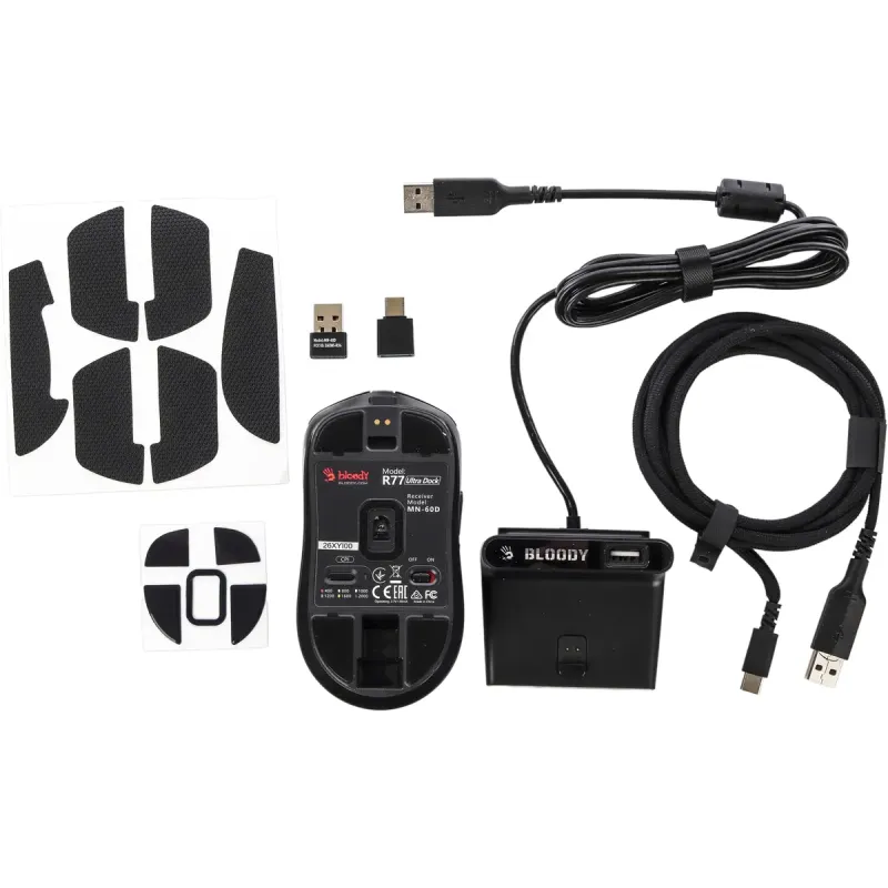 Компьютерная мышь Bloody R77 Ultra Dock (Black)