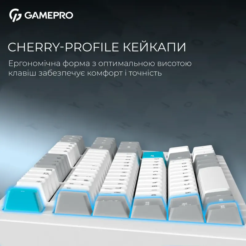 Клавіатура GamePro Asgard Ragnar White (MK285WH)