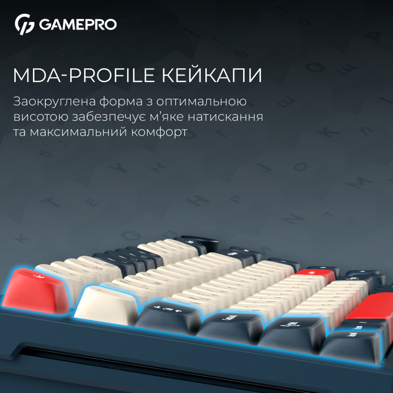 Клавиатура GamePro Asgard Yord Blue (MK266BL)