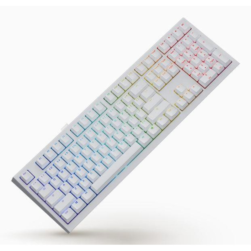 Клавіатура Ducky One X Wireless White (ON2408AST3-DAUSPDOECL2WW1)