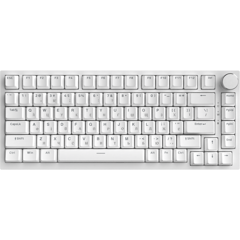 Клавіатура Ajazz AK820 Red Switch White (AK820-RW)