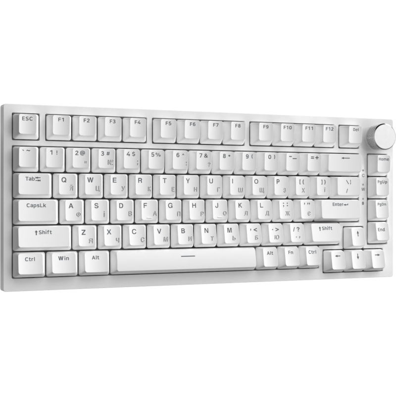 Клавіатура Ajazz AK820 Red Switch White (AK820-RW)