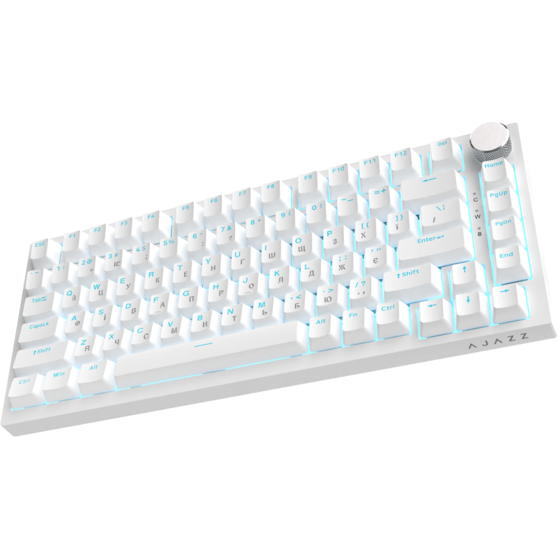 Клавіатура Ajazz AK820 Red Switch White (AK820-RW)