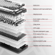 Клавіатура Ajazz AK820 Red Switch White (AK820-RW)