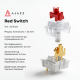 Клавіатура Ajazz AK820 Red Switch White (AK820-RW)