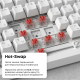 Клавіатура Ajazz AK820 Red Switch White (AK820-RW)