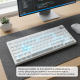 Клавіатура Ajazz AK820 Red Switch White (AK820-RW)