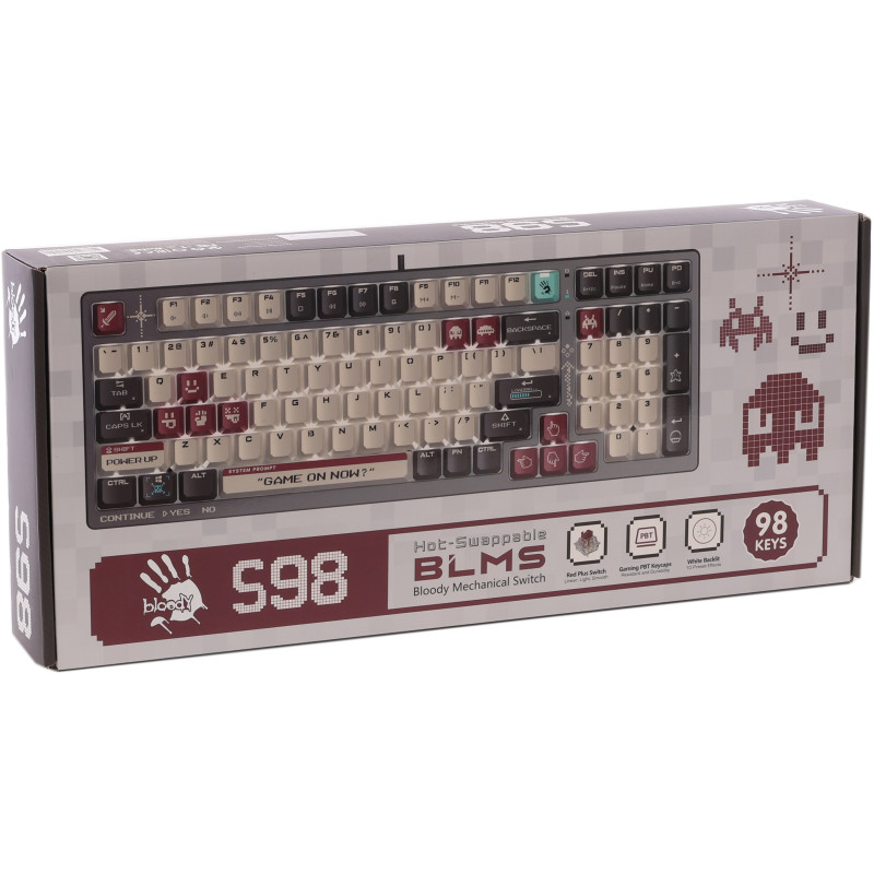 Клавиатура Bloody S98 (Pixels Red)