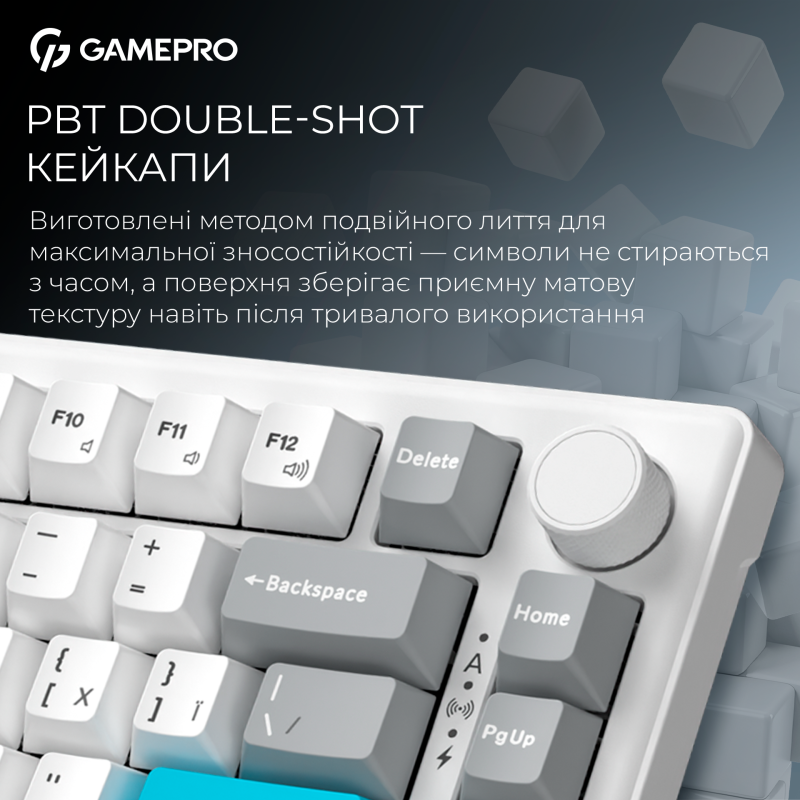 Клавіатура GamePro Asgard Yord White (MK266WH)