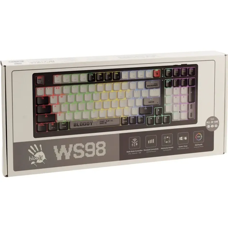 Клавіатура Bloody WS98 Bloody (Grey)