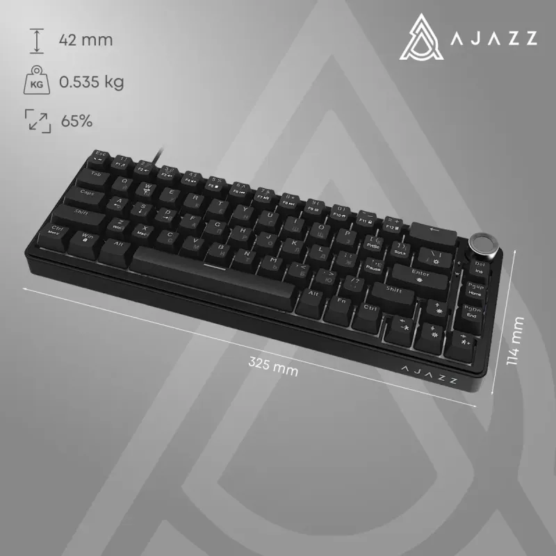 Клавіатура Ajazz AK690 Peach Mist Switch (AK690-PM-W)