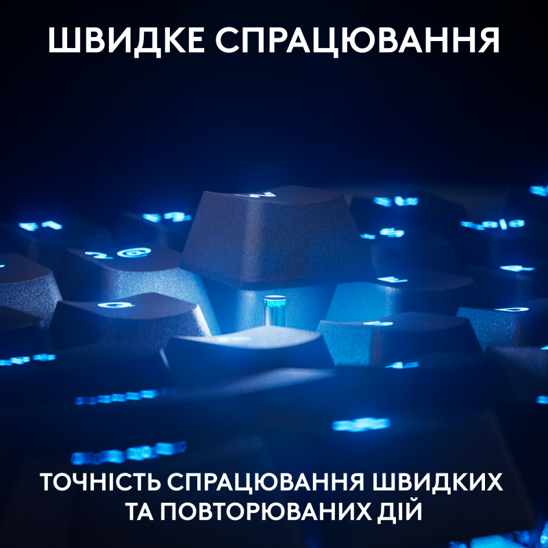 Клавіатура Logitech G Pro X TKL Rapid Linear Black (920-013233)