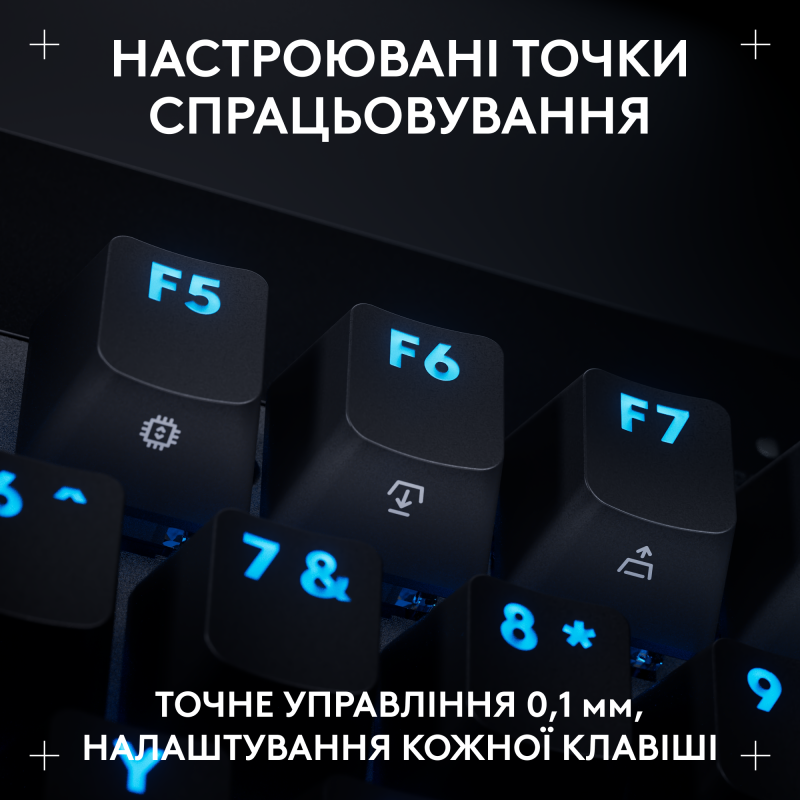 Клавіатура Logitech G Pro X TKL Rapid Linear Black (920-013233)